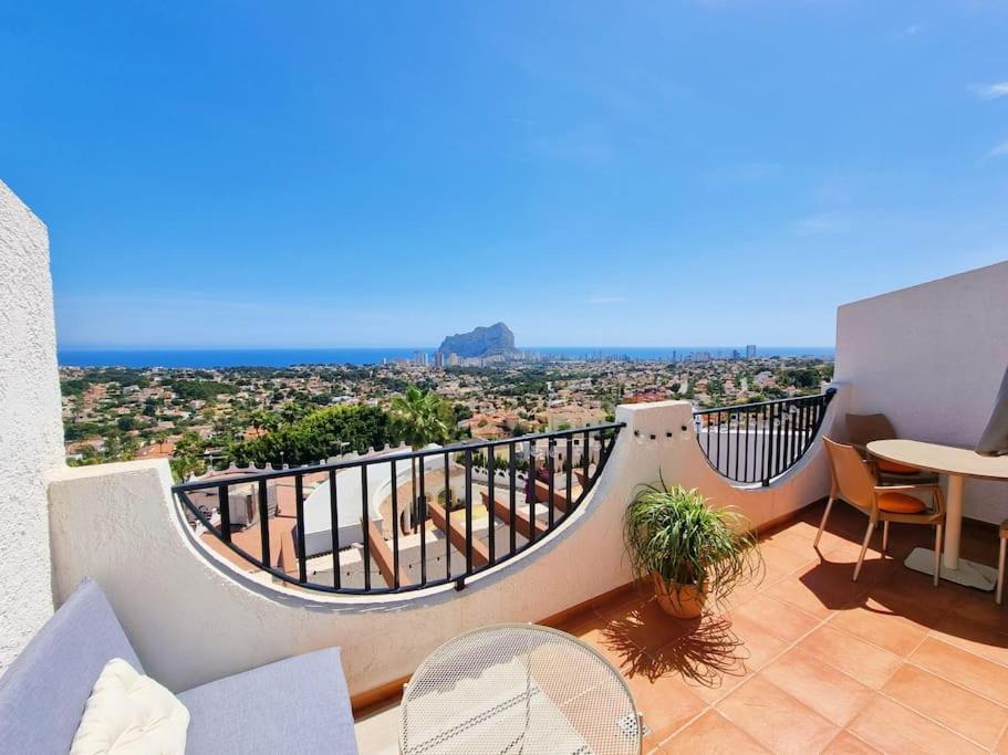 Flamingo Apartment - Imperial Park - Sea View, 6 Pools, Terrace Calpe Exteriör bild