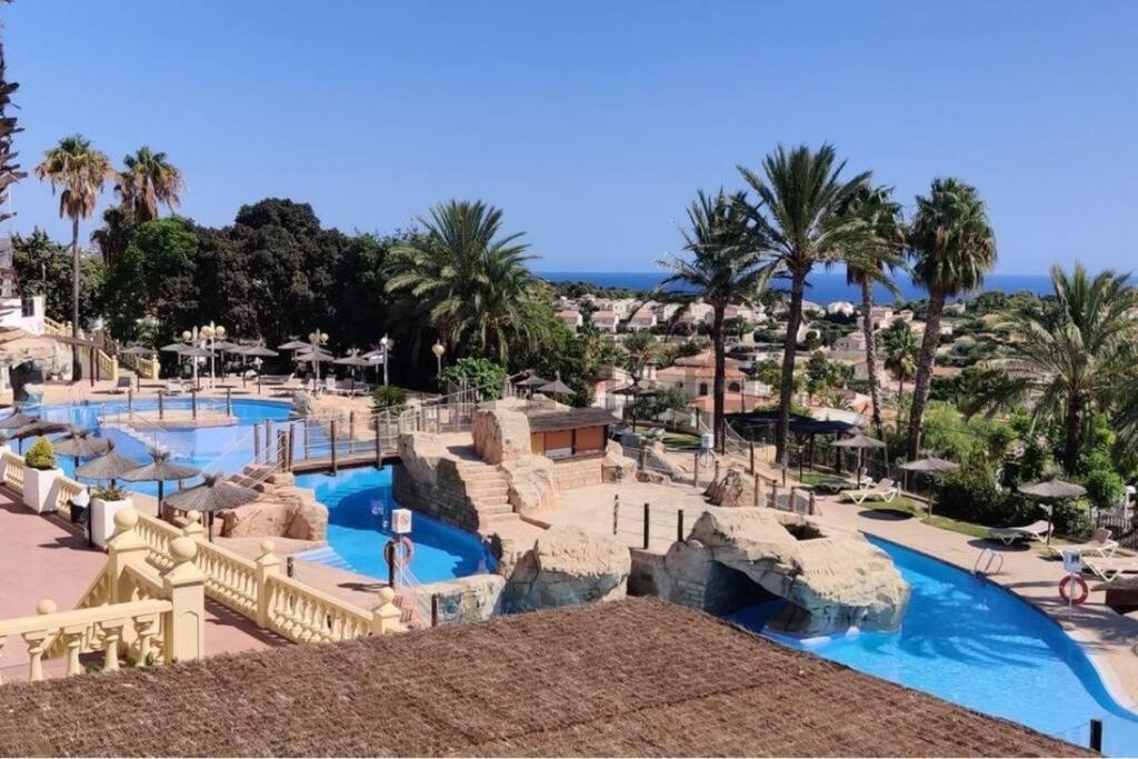 Flamingo Apartment - Imperial Park - Sea View, 6 Pools, Terrace Calpe Exteriör bild