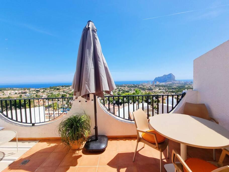 Flamingo Apartment - Imperial Park - Sea View, 6 Pools, Terrace Calpe Exteriör bild