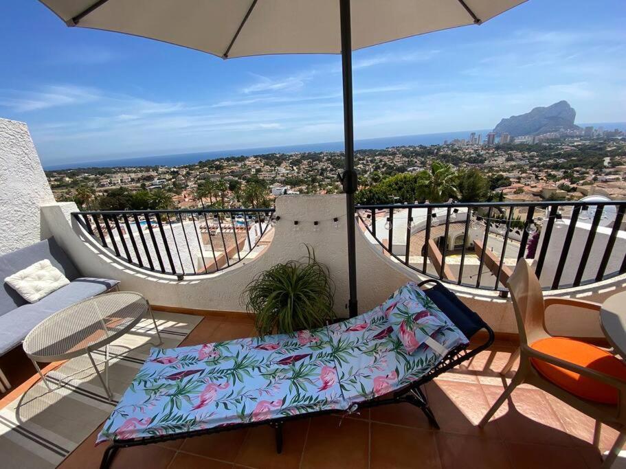 Flamingo Apartment - Imperial Park - Sea View, 6 Pools, Terrace Calpe Exteriör bild