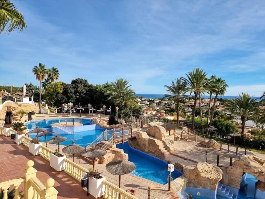 Flamingo Apartment - Imperial Park - Sea View, 6 Pools, Terrace Calpe Exteriör bild